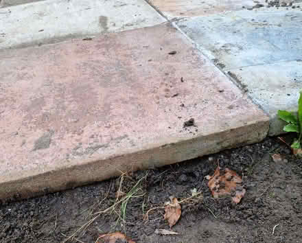 Photo of free 20 Red/White Paving Slabs for Shed base, 2’ x 2’ x 2” thick (Eaton NR4) #2