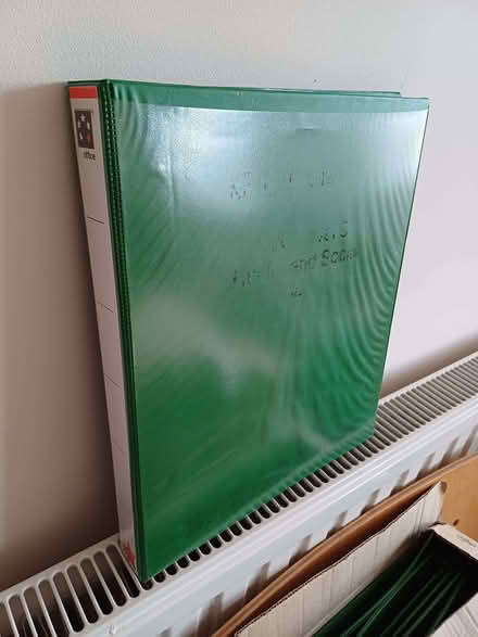 Photo of free 6 x Green A4 Ring Binder Folders (Chadwell Heath RM6) #1