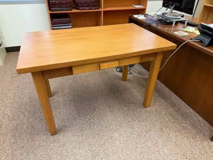 Photo of free Wood table (Near Slack and Merivale) #1