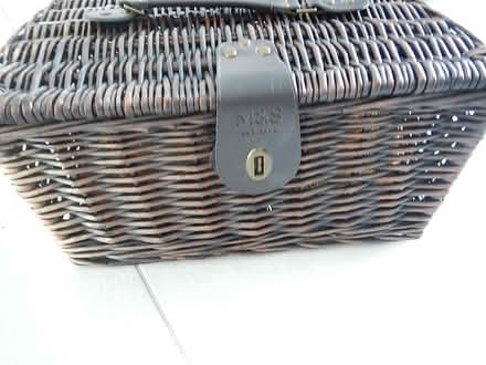 Photo of free M&S Wicker basket hamper (Purley SM6) #2