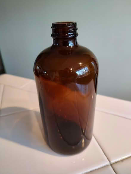 Photo of free New amber glass bottle (Odenton) #2