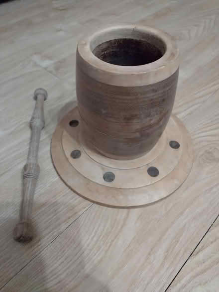 Photo of free Wooden Mortar and Pestle (Roseacre ME15) #1