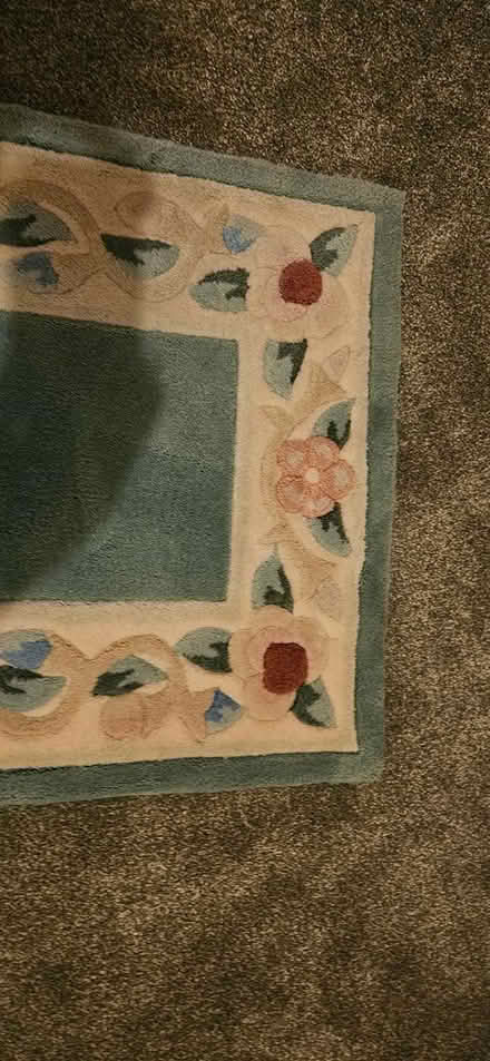 Photo of free Cream/Green Rug (Southport PR9) #1