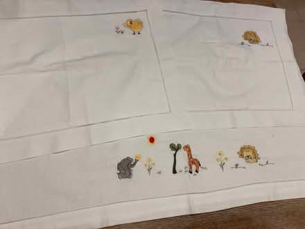 Photo of free Two baby pillow cases, one small sheet (GU11) #1