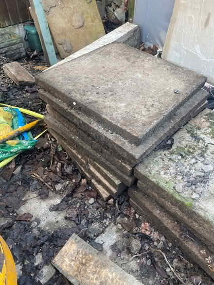 Photo of free 14 x paving slabs. (Hurdsfield SK10) #1