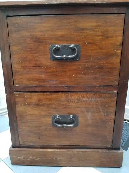Photo of free Vintage Wooden 2-Drawer Cabinet (TW76QH, Isleworth) #3