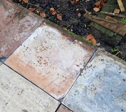 Photo of free 20 Red/White Paving Slabs for Shed base, 2’ x 2’ x 2” thick (Eaton NR4) #3