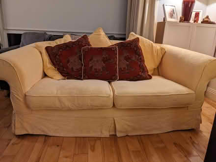 Photo of free Couch and armchair/ spare covers (Cabinteely) #3