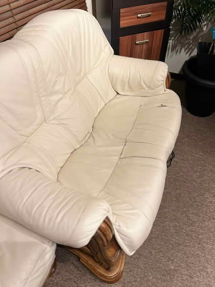 Photo of free Leather Sofa Set + Armchair (TW13) #2