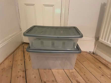 Photo of free Large plastic storage tubs (Glasgow Langside G42) #1