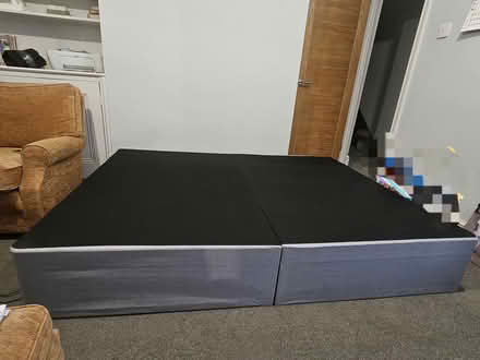 Photo of free King size bed frame (No head board) (Bushey WD19) #1