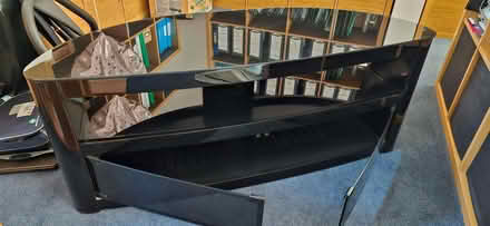 Photo of free TV Stand - Black Glass (Brickhill MK41) #2