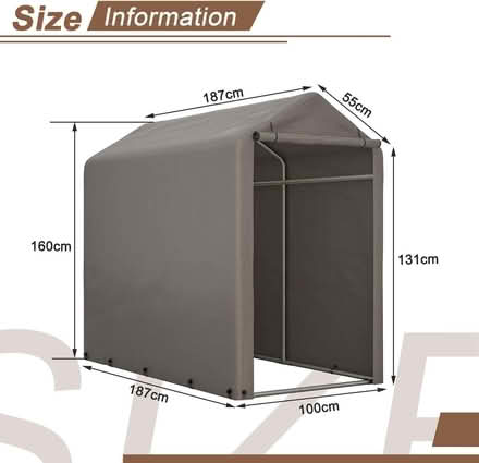 Photo of outdoor shed for mobility scoter (St Helier SM5) #2