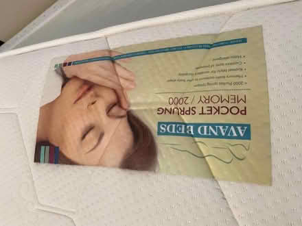 Photo of free Double Bed Memory mattress (Low Moor BD12) #3