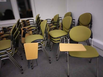 Photo of free Green chairs with tablets (Jericho OX1) #1