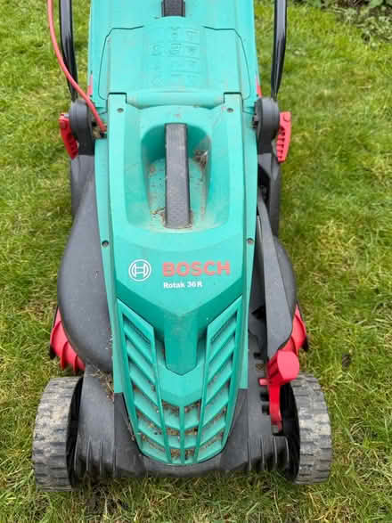 Photo of free Bosch Rotak 36R corded lawnmower (Normanton, Wakefield) #2