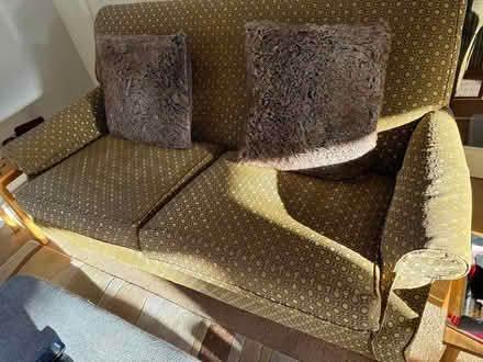 Photo of free 2 seater sofa can’t see any fire labels (Werrington) #2