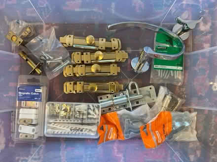 Photo of free Bolts, catches, hooks, towel rail (Guildford GU1) #1