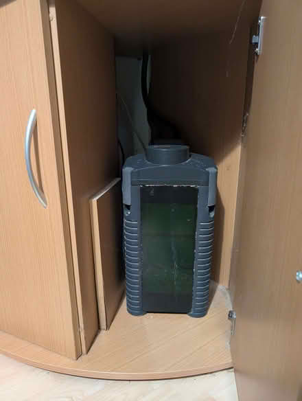 Photo of free Corner fish tank and stand (Deer Park OX28) #2