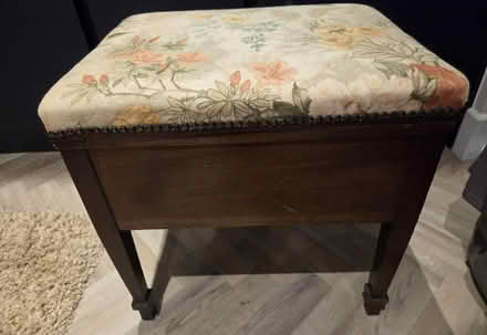 Photo of free Wooden piano stool with storage (Frimley) #1