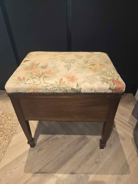 Photo of free Wooden piano stool with storage (Frimley) #2