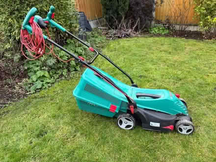 Photo of free Bosch Rotak 36R corded lawnmower (Normanton, Wakefield) #1