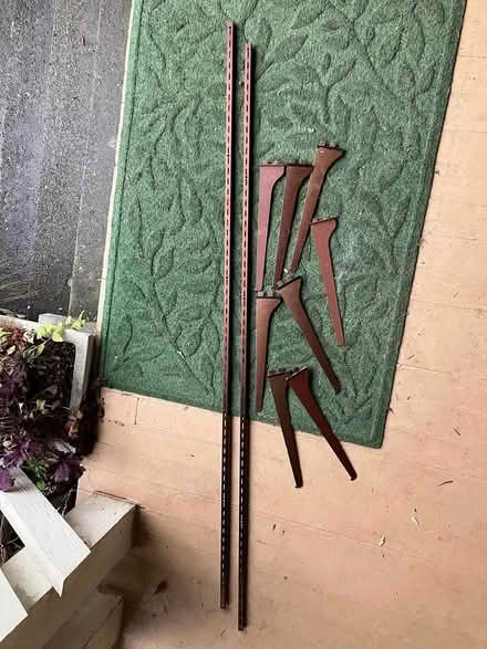 Photo of free Metal shelf brackets and rails (South Capitol neighborhood) #1