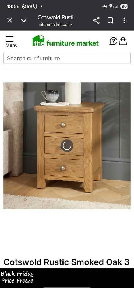 Photo of Bedside table (Newtown RG1) #1