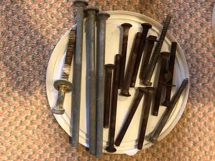Photo of free Bucket of bolts (Bethesda- River Rd & Wilson Ln) #1