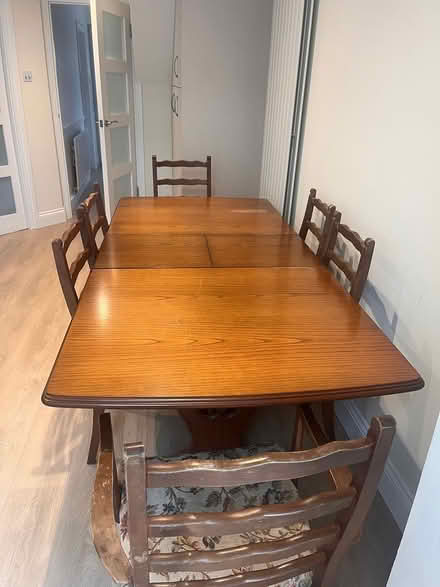 Photo of free Rossmore dining table & 6 chairs (Shankill Dublin 18) #3