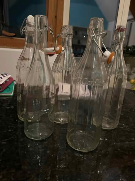 Photo of free 5 x 1litre flip-top bottles (South Woodchester GL5) #1