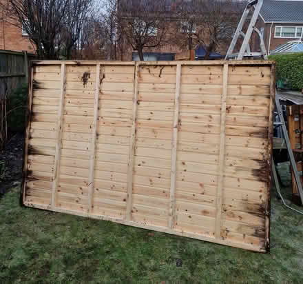 Photo of free 8’ x 10’ Shed Floor in 2 parts – SOME DAMAGE (Eaton NR4) #1