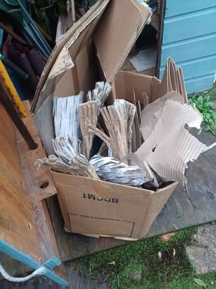 Photo of free Cardboard boxx2 and shredded card for packing (St George BS5) #3