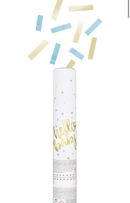 Photo of Blue confetti cannon (Brentford) #3