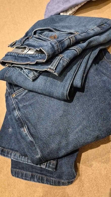 Photo of free Bag of 3 pairs of mens jeans 32/34R (Condicote GL54) #1