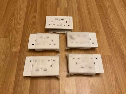 Photo of free 5 USB and two gang plugs - unused (Garsington OX44) #1