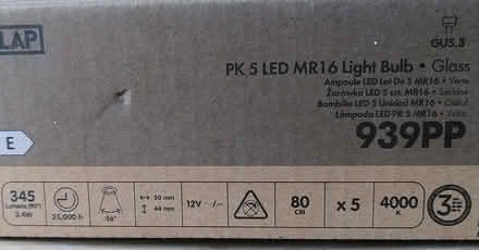 Photo of free LED MR16 light bulbs x 3 - unused (Cambridge CB5) #3