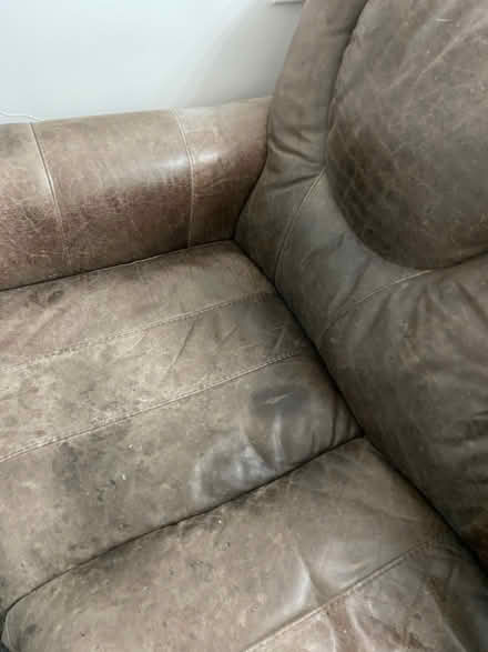 Photo of free 2seater leather sofa (North Shields NE30) #2