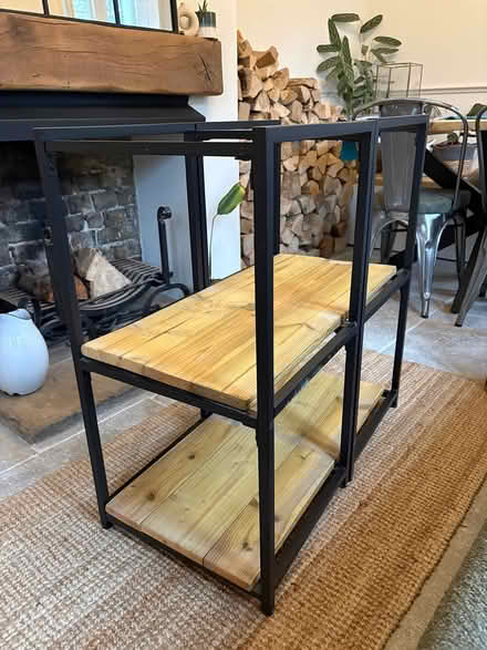 Photo of free Wood and metal unit with shelves (SE20 - Penge) #2