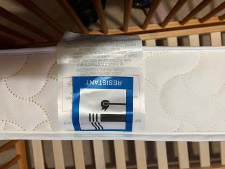 Photo of free Child’s wood cot with mattress (Little Herberts GL53) #4