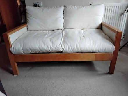 Photo of free Small White 2-seater Ikea Sofa (Harrogate HG1) #1