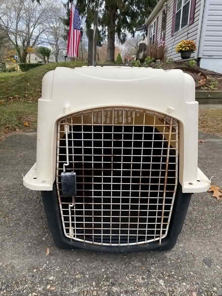 Photo of free Medium/Large Dog Crate (Media, 19063) #1