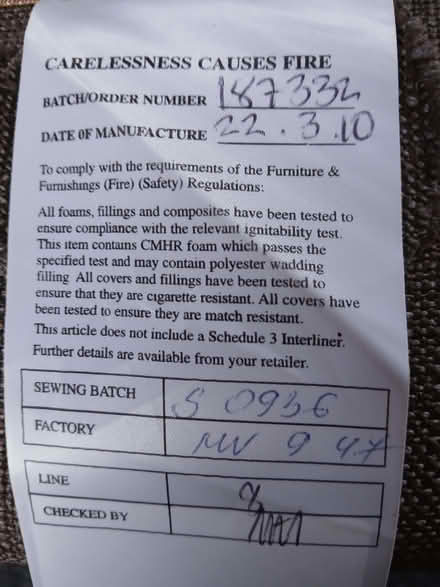 Photo of free Sofa (Merkinch IV1) #3