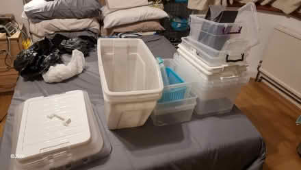 Photo of free Assorted storage boxes (Colindale NW9) #1