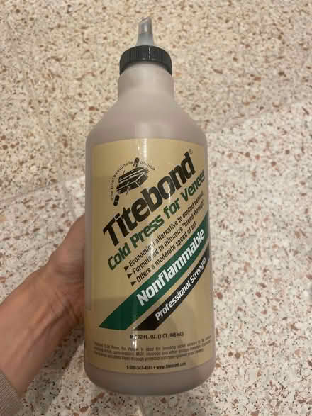 Photo of free Veneer Adhesive (Harpenden AL5) #1