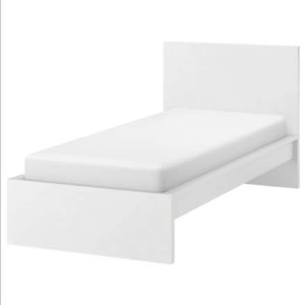 Photo of free IKEA single bed frame Malm white (G41 4JD) #1