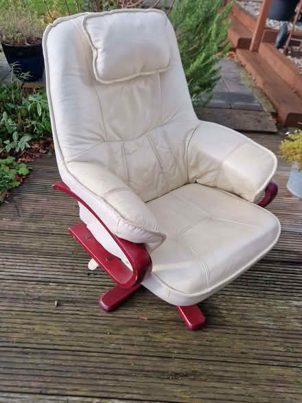 Photo of free Leather recliner swivel chair (Hawkwell SS5) #1