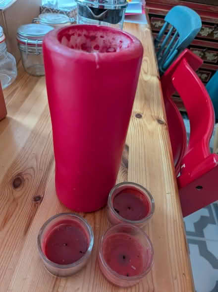 Photo of free Red candles (Honor oak) #1