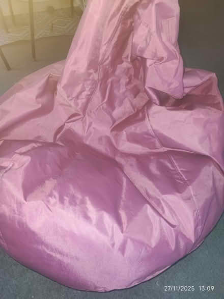 Photo of free Pink bean bag (E15) #2