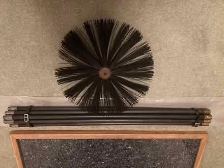Photo of free Full set of poles and brush for sweeping chimneys (Hertford SG13) #1